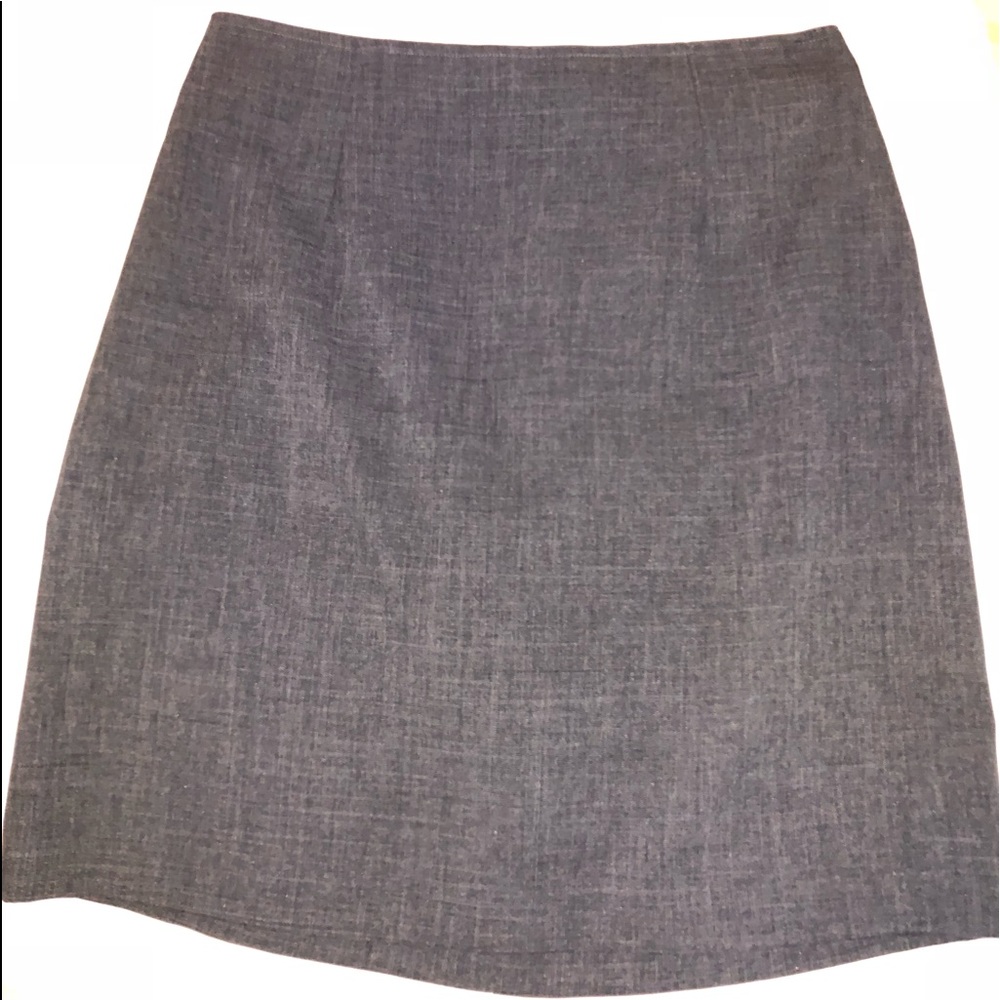 Charcoal Office Skirt